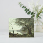 ジーン – バプティスト – カミーユ・コロー – ザ・ボートマン ポストカード (スタンド正面)