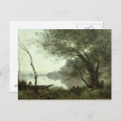 ジーン – バプティスト – カミーユ・コロー – ザ・ボートマン ポストカード (正面/裏面)
