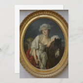 ジーン – バプティスト・グルーズ – 乳製品 招待状 (正面/裏面)