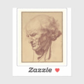 ジーン・バプティスト・グルーズ – 老人の首 シール (シート)