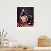 ジーン – バプティスト・シャルダンによるカブ掃除機 ポスター (キッチン)