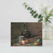 ジーン・バプティスト・シャルダンのポストカーによるシルバー・ゴブレット ポストカード (スタンド正面)