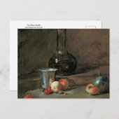 ジーン・バプティスト・シャルダンのポストカーによるシルバー・ゴブレット ポストカード (正面/裏面)