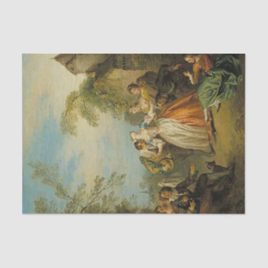 ジーン・バプティスト・パターによる盲人のバフ 薄葉紙 (正面)