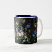 ジーン・ピエール・ザビエル・ビダオールドがチューリップで生きる ツートーンマグカップ (正面右)