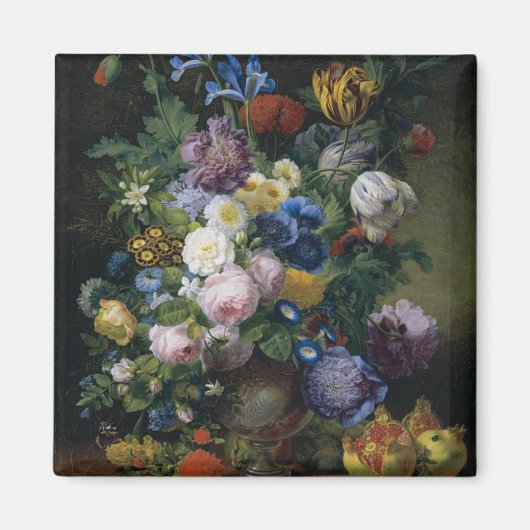 ジーン・ピエール・ザビエル・ビダオールドがチューリップで生きる マグネット (正面)