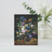 ジーン・ピエール・ザビエル・ビダオールドStill Life With Tulips ポストカード (スタンド正面)