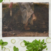 ジーン – フランソワミレー – スピナーガール キッチンタオル (折り畳み)