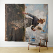 ジーン – フランソワミレー – スピナーガール タペストリー (インサイチュ(横))