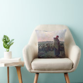 ジーン・フランソワ・ミレットの羊飼いの娘 クッション (椅子)