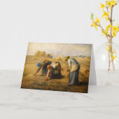 ジーン・フランソワ・ミレー – ザ・グリーナー カード (黄色い花)