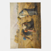 ジーン・フランソワ・ミレー – ザ・グリーナー キッチンタオル (縦)