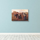 ジーン・フランソワ・ミレー – ザ・グリーナー キャンバスプリント (インサイチュ (ウッドフロア))