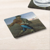 ジーン・フランソワ・ミレー スクエアペーパーコースター (アングル)