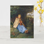 ジーン・フランソワ・ミレー – ニット カード (黄色い花)