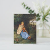 ジーン・フランソワ・ミレー – ニット ポストカード (スタンド正面)