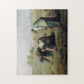 ジーン・フランソワ・ミレー， 1857 ジグソーパズル (縦)