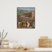 ジーン・フーケによるエリコのトランペット ポスター (キッチン)