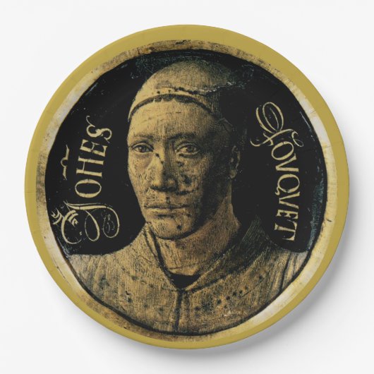 ジーン・フーケのフランスの画家 ペーパープレート (正面)