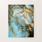 ジーン・ホノーア・フラゴナードの羊飼い娘 ジグソーパズル (縦)