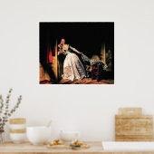 ジーン・ホノーレ・フラゴナールの盗まれたキスプリント ポスター (キッチン)