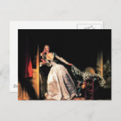 ジーン・ホノーレ・フラゴナールの盗まれたキス ポストカード (正面/裏面)