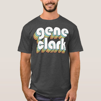ジーン レトロ レインボー タイポグラフィ フェード スタイル 1 Tシャツ