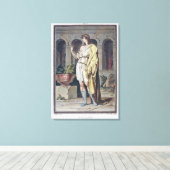 ジーン・レーシンの「アンドロマケー」の衣装であるパイラデス。 キャンバスプリント (インサイチュ (ウッドフロア))