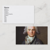 ジーンBaptisteジェイクスオーギュスタンの(1759-1832年の)フランス語 名刺 (正面/裏面)