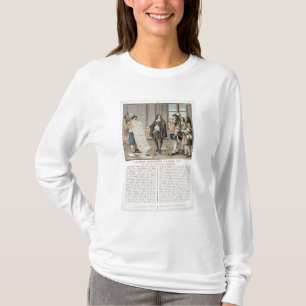ジーンBaptiste Colbert (1619-83年)は地図oを示します Tシャツ
