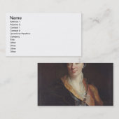 ジーンBaptiste Rousseauのポートレート(1671-1741年) 171 名刺 (正面/裏面)