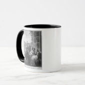 ジーンDambrun 1783年著刻まれるwhistのパーティー マグカップ (正面左)