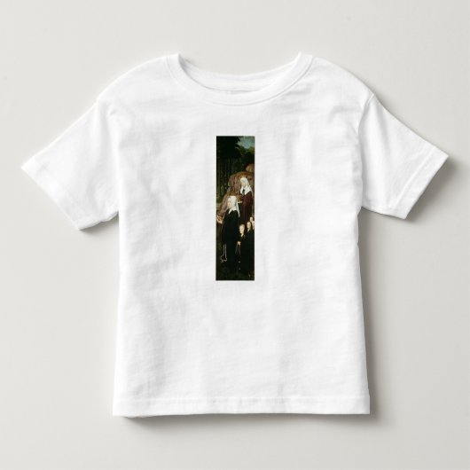 ジーンde Trompesの右のパネル トドラーTシャツ (正面)