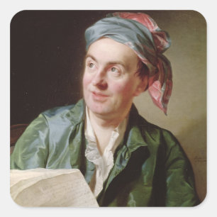 ジーンFrancois Marmontel 1767年のポートレート スクエアシール