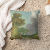 ジーンHonore Fragonard著振動 クッション (ブランケット)