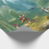 ジーンHonoré Fragonard馬およびライダーのゲーム ラッピングペーパー (角)