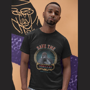 ジ救ゴリラ 絶滅危惧種 Tシャツ