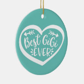 ジ最高のギ·エヴァ·バーナ·ギフト セラミックオーナメント (右)