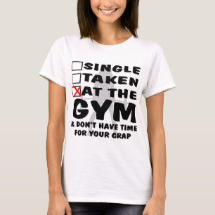 ジ独身のムで連れて行かれて時間がない女性 Tシャツ