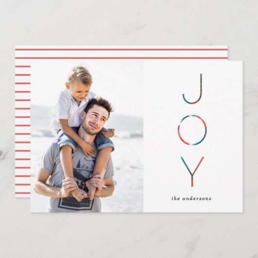 ジ絵を描ョイホリデーカード シーズンカード (正面/裏面)