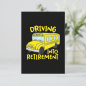 スおもしろいクールバス運転士の定年退職金 出欠カード (スタンド正面)