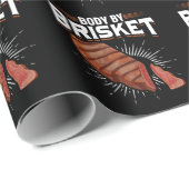 スおもしろいテーキ・ブリスケット焼き肉愛好家 ラッピングペーパー (ロールコーナー)