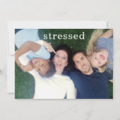 スおもしろいトレ賛美スNOクリスマスカード シーズンカード (正面)