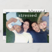 スおもしろいトレ賛美スNOクリスマスカード シーズンカード (正面/裏面)