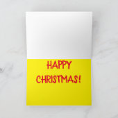 スおもしろいノーいたずら悪ふざけ シーズンカード (内部)