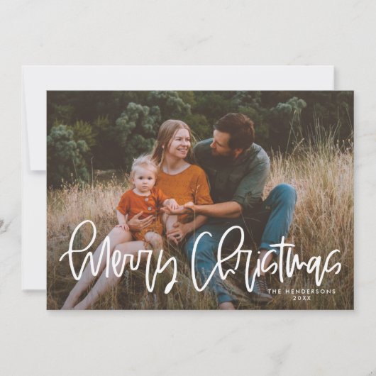 スお洒落クリモダンスマス・メリー写真 シーズンカード (正面)