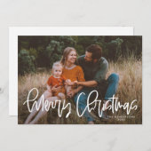 スお洒落クリモダンスマス・メリー写真 シーズンカード (正面/裏面)