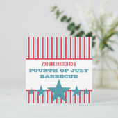 スはっきりしたターズアンドストライプ招待状 招待状 (スタンド正面)