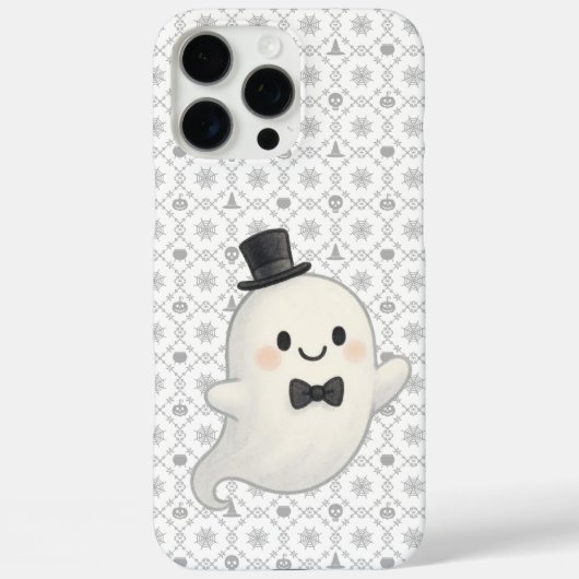 スアベカートゥーン幽霊ハロウィーン Case-Mate iPhoneケース (裏面)