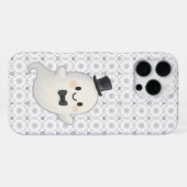 スアベカートゥーン幽霊ハロウィーン iPhoneケース (裏面横)